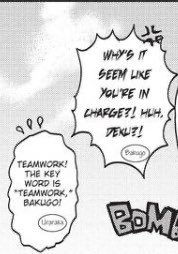 KacchakoLuvr's tweet photo. I just love how bakugo and deku getting along has always been ochako’s wish, and despite bakugo’s harsh attitude, she never hesitated to tell him about it. Then later on we really did see him apologize to deku. 😊💝 #kacchako https://t.co/ZDckk1h6hB