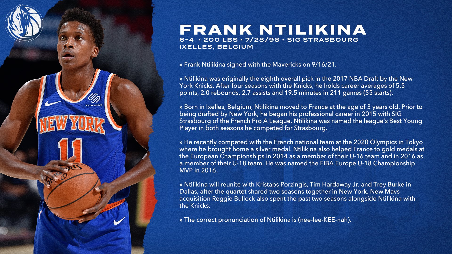 Ex-Knick Frank Ntilikina likely to sign with Mavericks: report