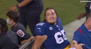 BrandonPerna's tweet photo. This is Nick Gates smiling after having his leg broken in half. Nick Gates is 1,000 times tougher than me https://t.co/bA9BFTGrda