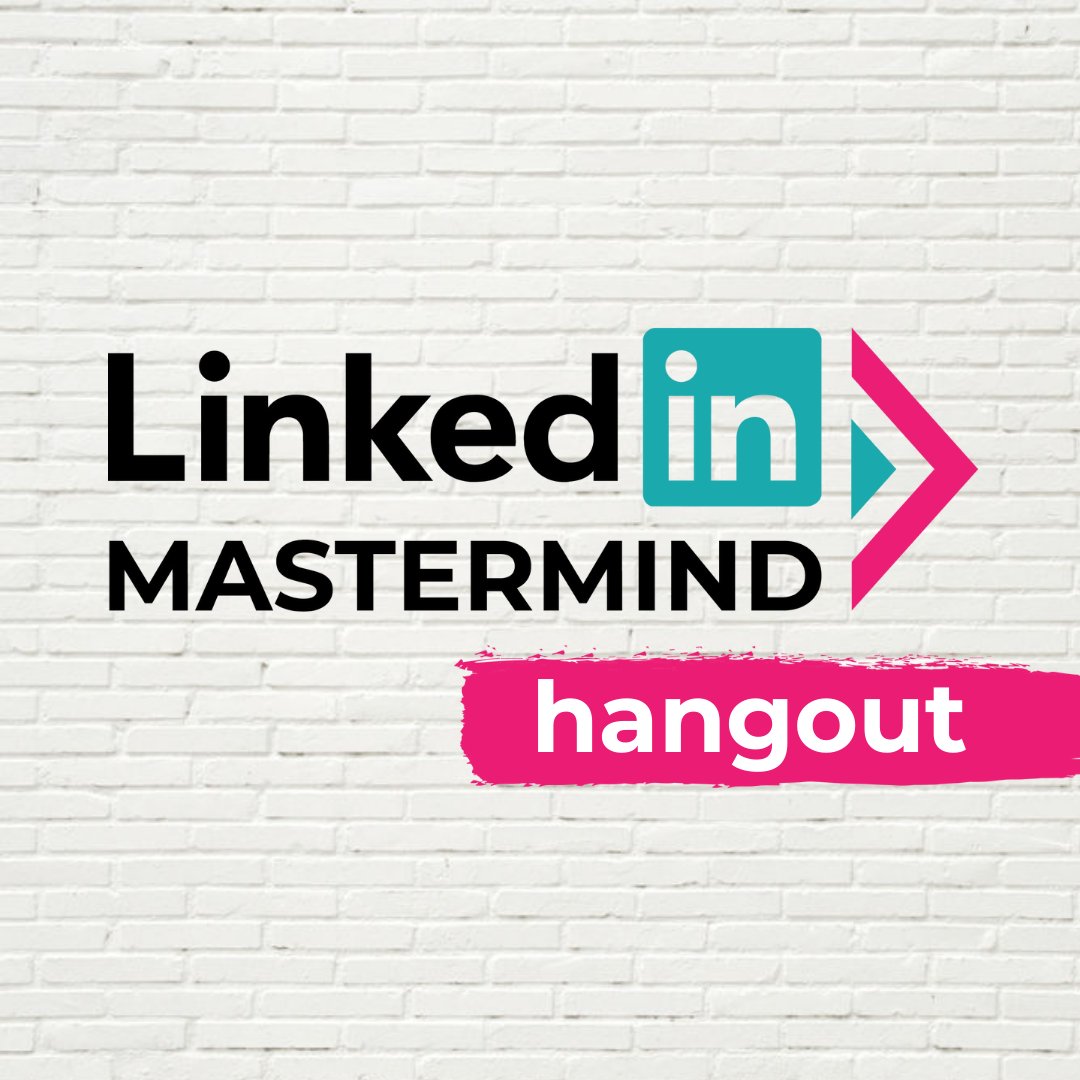 Got a question about the Linkedin Mastermind?

Come chat live and loud with me for FREE at 12pm today
us02web.zoom.us/meeting/regist…