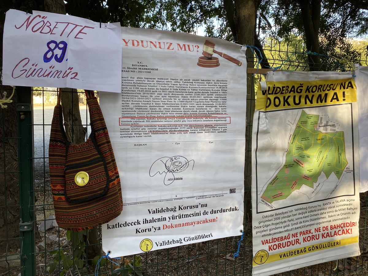 ValidebağGönüllüleri (@validebaggonull) on Twitter photo #DUYSUN herkes duysun.Anadolu yakasının 2.büyük yeşil alanı @validebagkorusu 89 gündür direniyor. #ValidebağdaNöbeteDevam <a href="/artigercek/">artıgerçek</a> #DUYSUN herkes duysun.Anadolu yakasının 2.büyük yeşil alanı @validebagkorusu 89 gündür direniyor. #ValidebağdaNöbeteDevam <a href="/artigercek/">artıgerçek</a>