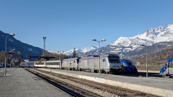 While crossing France by train you get to see all seasons - SAVEATRAIN.COM #trains #snow #sncf #ticketsales #traintickets #railtickets #paris #cotedazur #nice #overnight #nighttrain #sleepertrain #weather #niceville