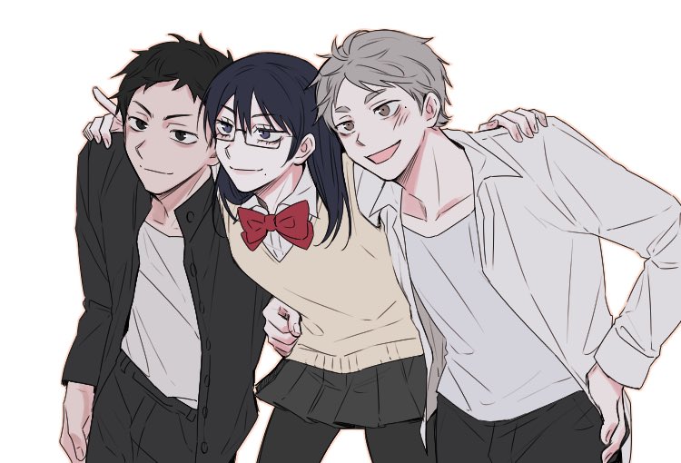 ike_ake's tweet image. 다이찌 시미즈 스가
눈물나는 3학년조합..