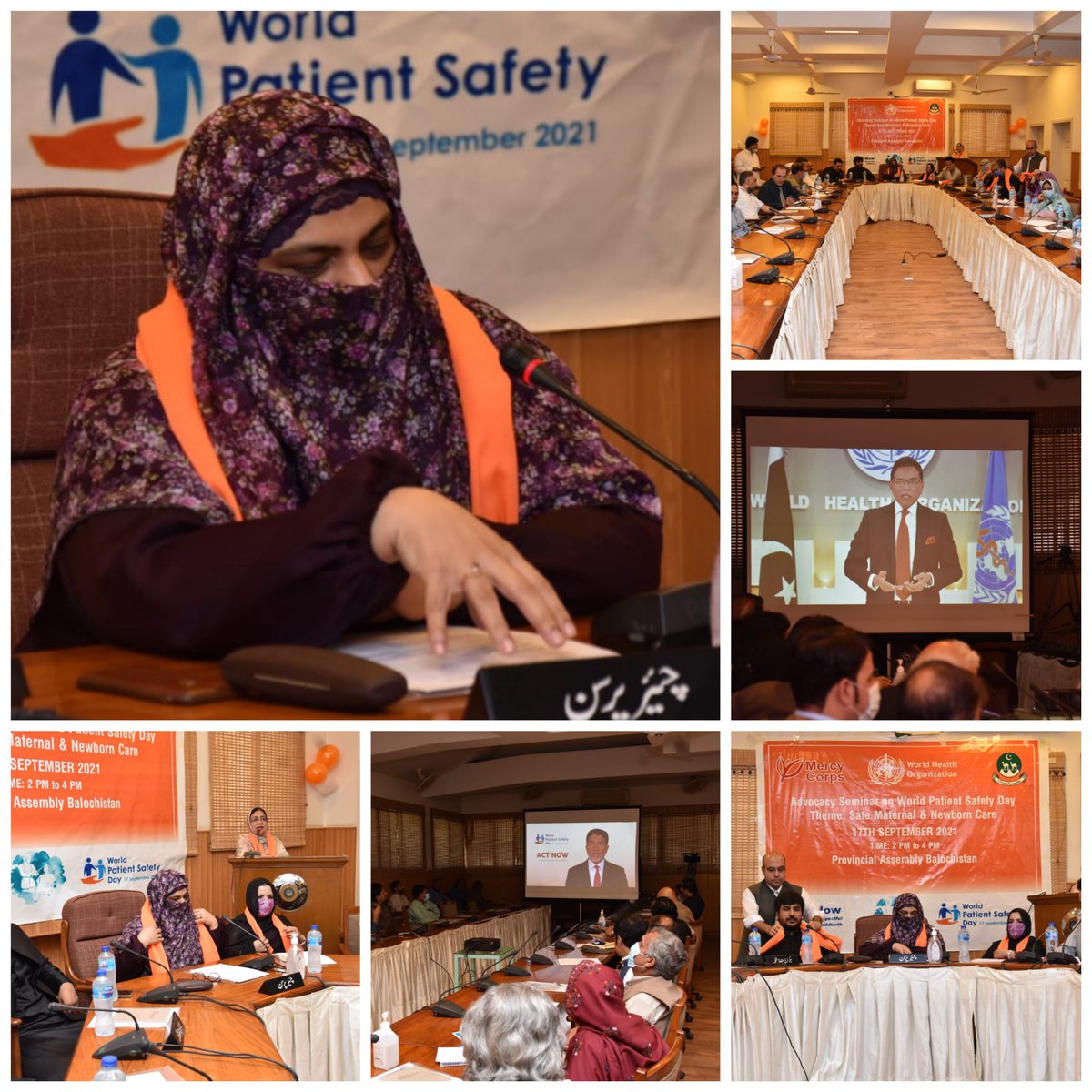 Dr Rubaba Khan Buledi (@dr_rubababuledi) on Twitter photo Patient Safety day event held at Provincial Assembly. For legislators, and healthcare stakeholders for advocacy of policies and programs regarding Maternal and newborn health.
<a href="/WHO/">World Health Organization (WHO)</a> <a href="/WHOPakistan/">WHO Pakistan</a> <a href="/UNICEF_Pakistan/">UNICEF Pakistan</a> Patient Safety day event held at Provincial Assembly. For legislators, and healthcare stakeholders for advocacy of policies and programs regarding Maternal and newborn health.
<a href="/WHO/">World Health Organization (WHO)</a> <a href="/WHOPakistan/">WHO Pakistan</a> <a href="/UNICEF_Pakistan/">UNICEF Pakistan</a>