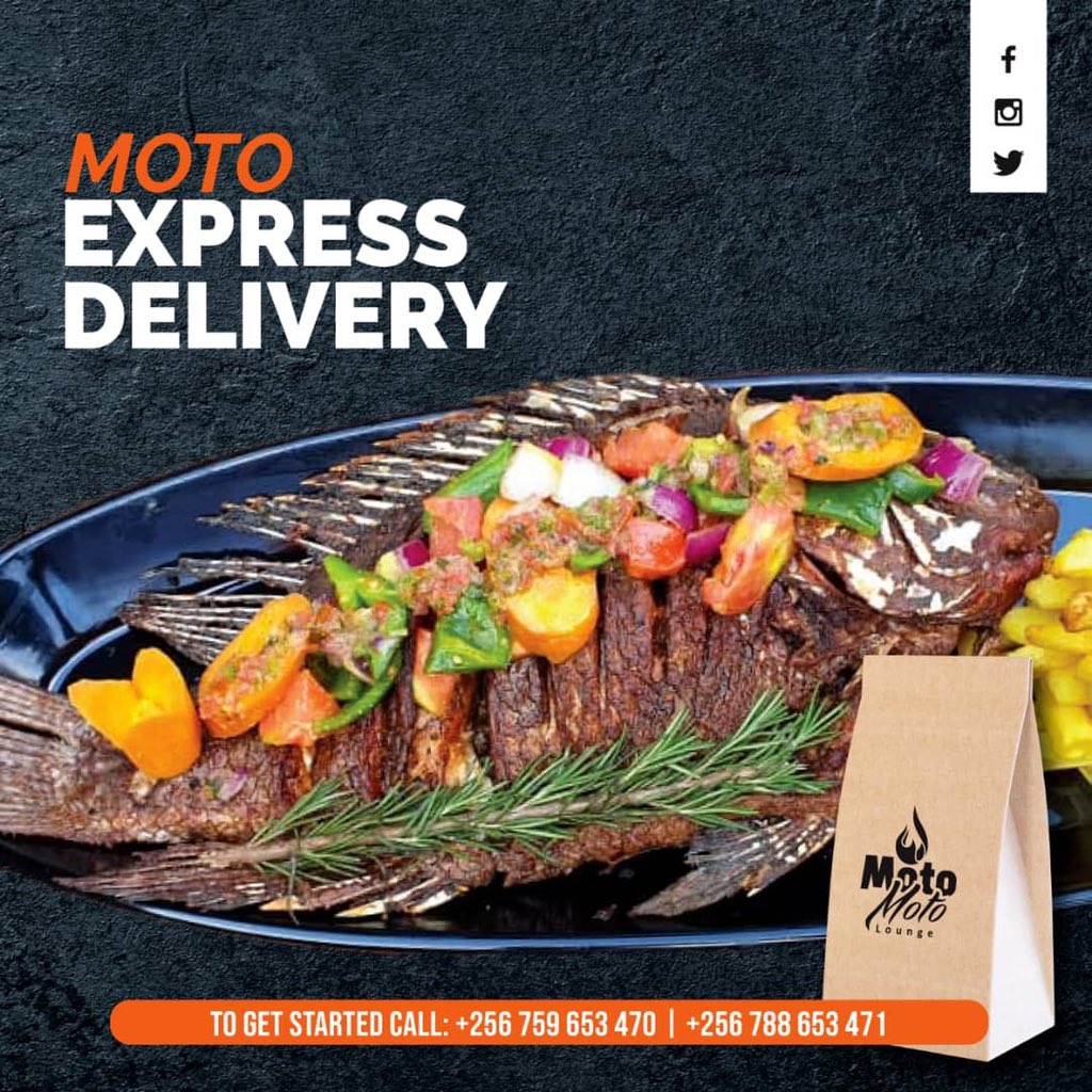 mutedpetal360's tweet photo. It’s a Fridaayyyy,spoil yourself by ordering for some Fish from @MotoRestaurant .

For orders kindly contact them on ;
• +256 788 653 471 
• +256 759 653 470

Taste the greatness today .

#MotoExpressDelivery https://t.co/GR7dkeo2zh
