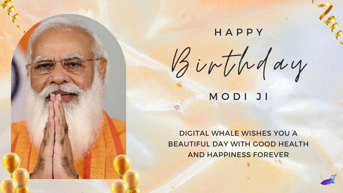 digital_whale's tweet photo. Happy Birthday Modi Ji

#NarendraModi71Birthday #NarendraModi #ModiHaiTohMumkinHai #Mumbai https://t.co/wHJakas3LM