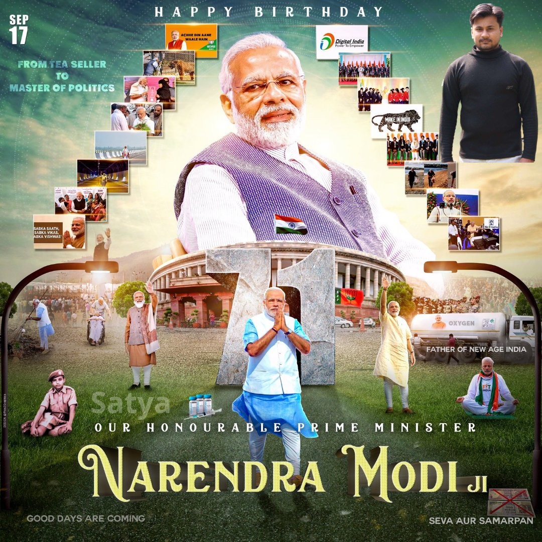 Amit Gupta (Fullu) 🇮🇳 (@amitgupta16370) on Twitter photo Many more happy returns of the day Honourable #PrimeMinister <a href="/narendramodi/">Narendra Modi</a> 🎂 💐 Ji. May you be blessed with abundant happiness, great health & long life.
#HappyBdayModiji #HappyBirthdayModiji #HappyBirthdayNarendraModiJee #PrimeMinister #PMO #amitgupta16370 #MysteryofAmitGupta Many more happy returns of the day Honourable #PrimeMinister <a href="/narendramodi/">Narendra Modi</a> 🎂 💐 Ji. May you be blessed with abundant happiness, great health & long life.
#HappyBdayModiji #HappyBirthdayModiji #HappyBirthdayNarendraModiJee #PrimeMinister #PMO #amitgupta16370 #MysteryofAmitGupta
