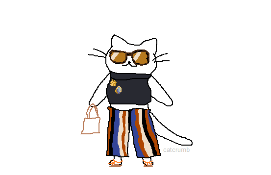 unposted cat doodles from the last few days 