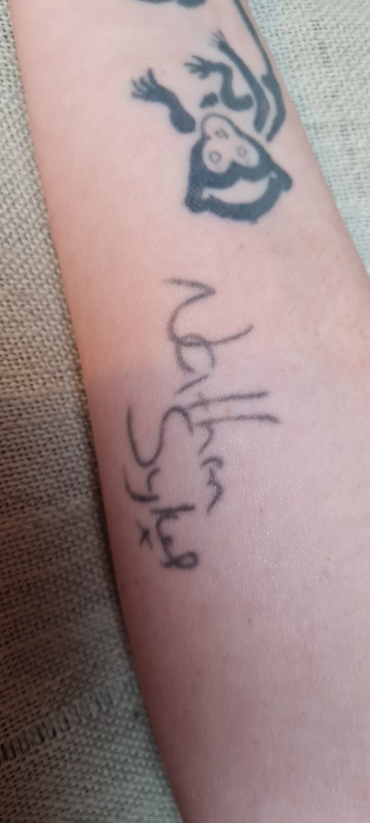 EmmaSykes97's tweet photo. @NathanSykes #Throwback to when you signed my arm and I got it tattooed! Do you remember? https://t.co/MgOenlj7At