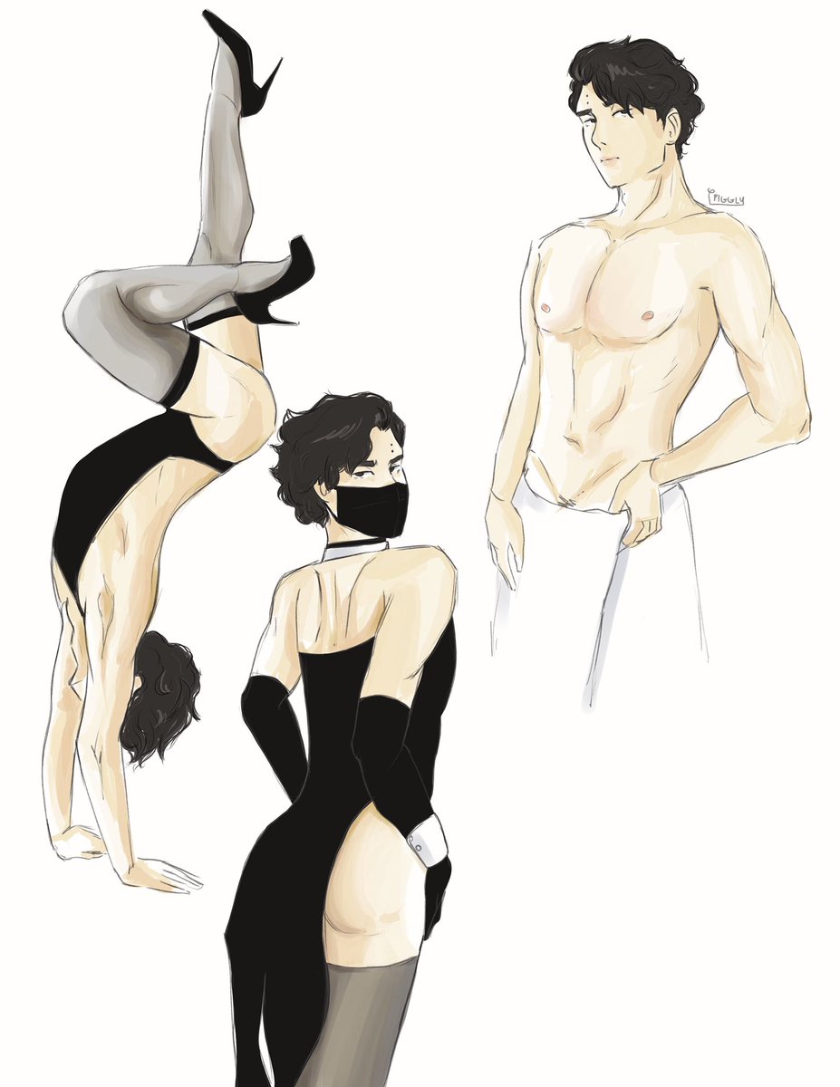 Piggl_y's tweet photo. I swear this started as an anatomy study 🥲

#Haikyuu #SAKUSAKIYOOMI #SAKUSA https://t.co/VpmWEXN8Hc