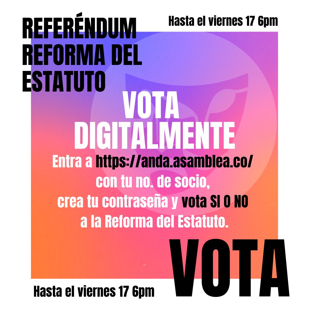 La Reforma es necesaria para que la ANDA siga protegiendo tus derechos laborales ¿Te imaginas no tener quién proteja tus horas extras, jornada de trabajo, tabuladores mínimos, comida, horas de descanso, viáticos, transporte, servicio médico Es tu DERECHO y OBLIGACIÓN participar.