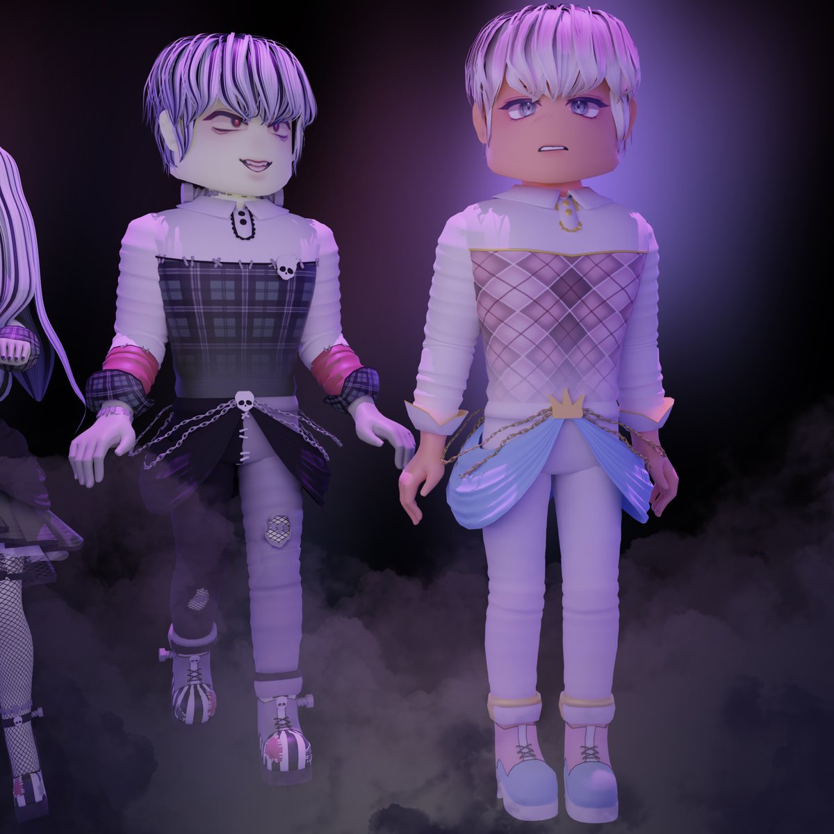 mysticglows's tweet photo. fright night set🧟♀️🎃
(This set is a Frankenstein set inspired by Frankie from monster high, includes human toggle)
Frankenstein stitched sleeves
Frankenstein striped heels/shoes
Frankenstein skirt/ toggles to male bustle w/ chains
Frankenstein stitched bodice
#rh #rhsetconcept https://t.co/sxWN9GoQU3