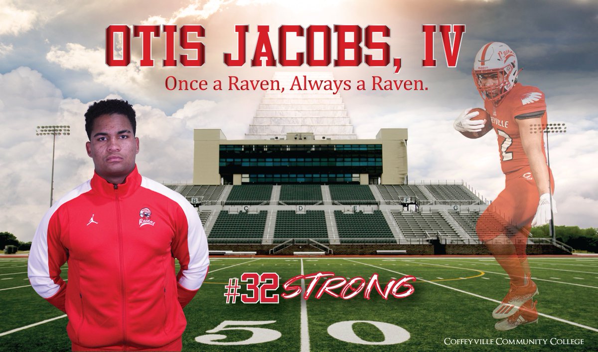 Our heart goes out to the family and friends of Otis Jacobs. 
Once a Raven, Always a Raven 
#32Strong #redravenfamily #wheretraditionlives
coffeyville.edu/news/1721320/3…