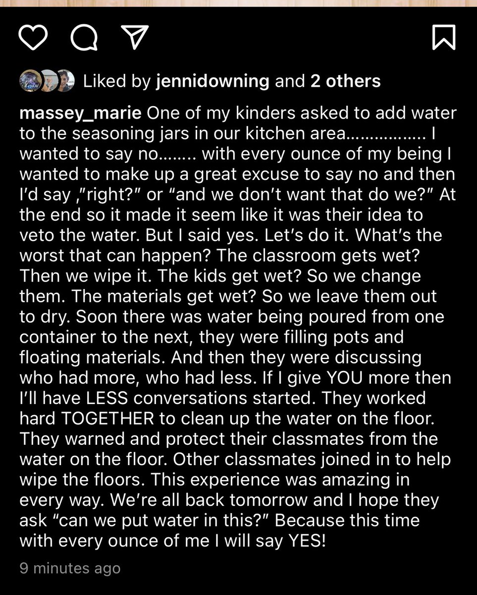 86LeeAnne's tweet photo. We had such a fun day in kindergarten today! #water #letsdoit #Kindergarten #playandexplore #letthemplay #earlychildhoodeducation https://t.co/zoOvBMpqen