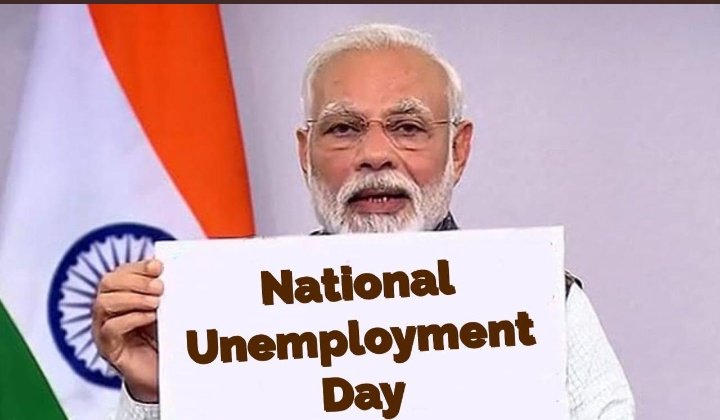 EBramhe's tweet photo. The youth of India is observing national unemployment day on PM Modi's birthday as a mark of protest against rising unemployment !!

#राष्ट्रीय_बेरोजगार_दिवस #NationalUnemploymentDay 
#HappyBdayModiji 
#राष्ट्रीय_बेरोजगार_दिवस https://t.co/1CANXUf5Te