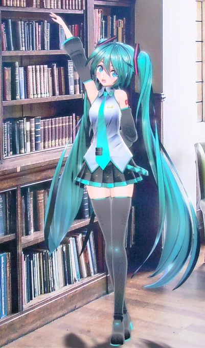 おすすめの本があるミクさん📚
#初音ミク 