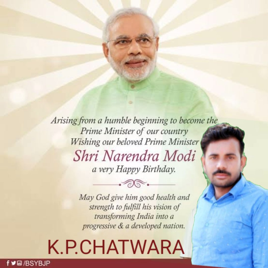 VERY HAPPY BIRTHDAY PM NARENDRA MODI JI... 