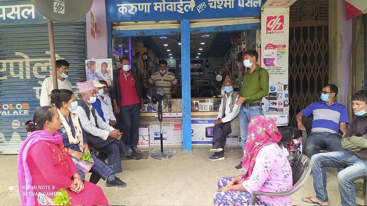 BCC campaign monitoring  By Ward level #WASH Monitoring committee and municipal WASH section representatives at #BirendranagarMuncipality. under #WASHSDG program @ dangalparwati