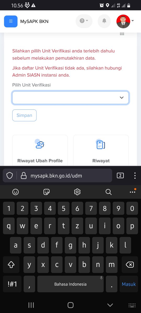FirmusBria's tweet photo. @BKNgoid @Bkdprovinsintt @kanreg10bkn min.aplikasi MYSAPK pilihan unit verifikasi tidak aktif, sampai dengan saat ini kami dr pemprov NTT belum bisa melakukan update data, 
Mohon bantuannya untuk ditindak lanjuti permaslahan ini..Trims. https://t.co/AblnFgEWXM