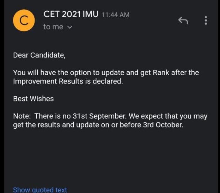 vineet71375848's tweet photo. First they said- #CBSEprivatestudents will get a chance to update their marks and get rank
 they said We will publish the ranklist before your result
This is a university of @shipmin_india govt of India 
@abhishekbscllb @vani_mehrotra @NidhiTanejaa #Gracemarksforprivatestudents https://t.co/AELbmq09PC