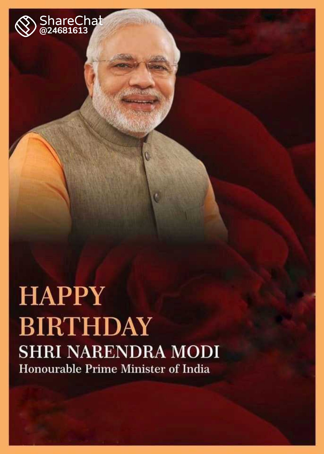 Happy Birthday Narendra modi sir      