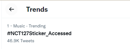 As expected, Indonesia tim gerjep!!! #NCT127Sticker_Accessed is currently trending #1 in Indonesia. 👏👏👏

NCT 127 STICKER OUT NOW
#NCT127_Sticker 
@NCTsmtown_127