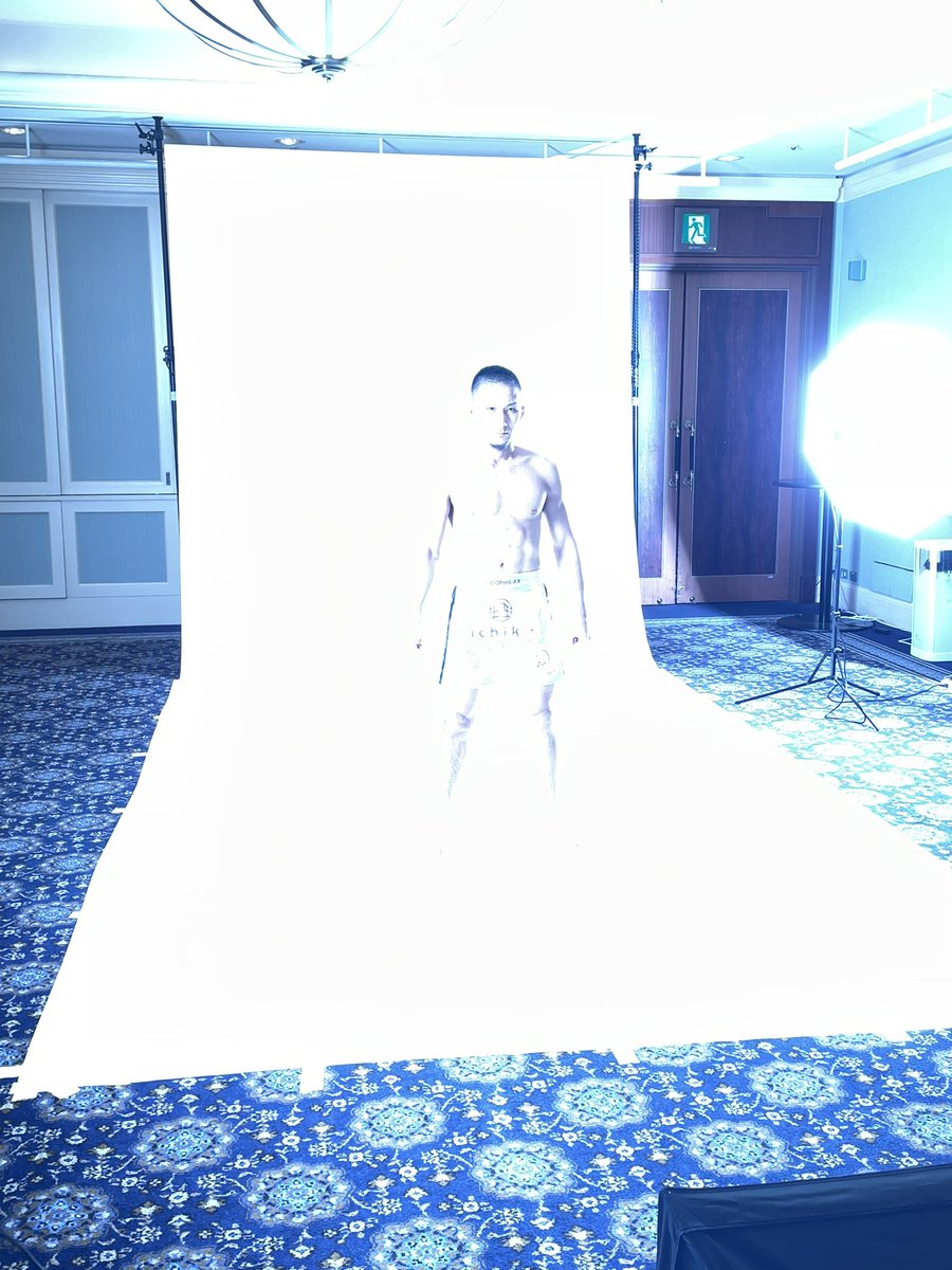 今日は元谷さんオフィシャル撮影📸 公式インタビュー🎤 神々しい一枚が