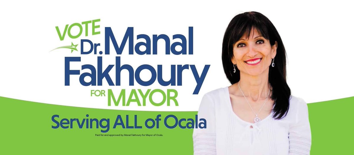 miracleguppy's tweet photo. ✅💥FL OCALA MAYOR SPECIAL ELECTION💥✅
🗳 TUE SEPT 21 7am - 7pm 🗳
🌟 VOTE MANAL FAKHOURY 🌟
#PostcardsToVoters #TeamManal #ManalforMayor #FLSpecialElectionMayor @ManalforMayor https://t.co/BJtBNmciL0