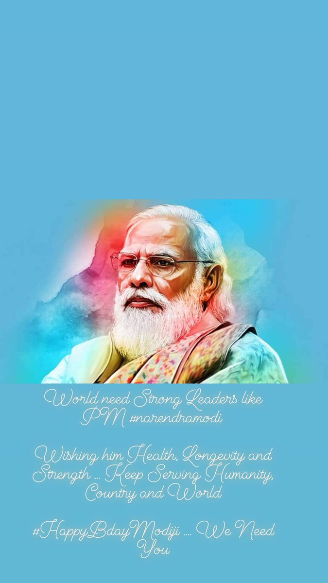 Eshan shukla (@eshanshukla19) on Twitter photo World need Strong Leaders like PM #narendramodi
Wishing him Health, Longevity and Strength ... Keep Serving Humanity, Country and World
#HappyBdayModiji .... We Need You
#NaMotsav
<a href="/narendramodi/">Narendra Modi</a> World need Strong Leaders like PM #narendramodi
Wishing him Health, Longevity and Strength ... Keep Serving Humanity, Country and World
#HappyBdayModiji .... We Need You
#NaMotsav
<a href="/narendramodi/">Narendra Modi</a>