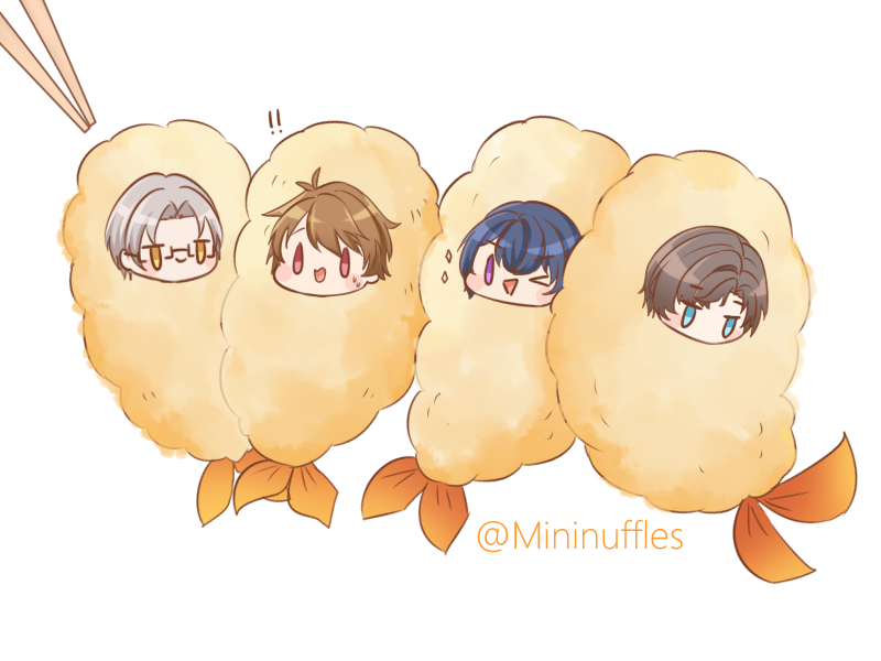 「I did a thing 👀

Tempura boys 🍤

#Tear」|Mininuffles | Commissions Open!のイラスト