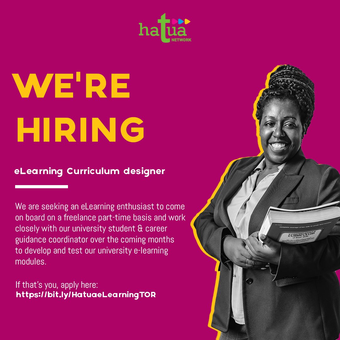 HatuaNetwork's tweet photo. 🟢WE'RE HIRING🟢

We're looking for two consultants to join our team as we embark on a two-year journey to overhaul their soft skills curriculum for high-school and university students. If that makes you tingle with excitement, apply through the links!

#Ikokazi #nonprofitcareers https://t.co/tghaOutEOk