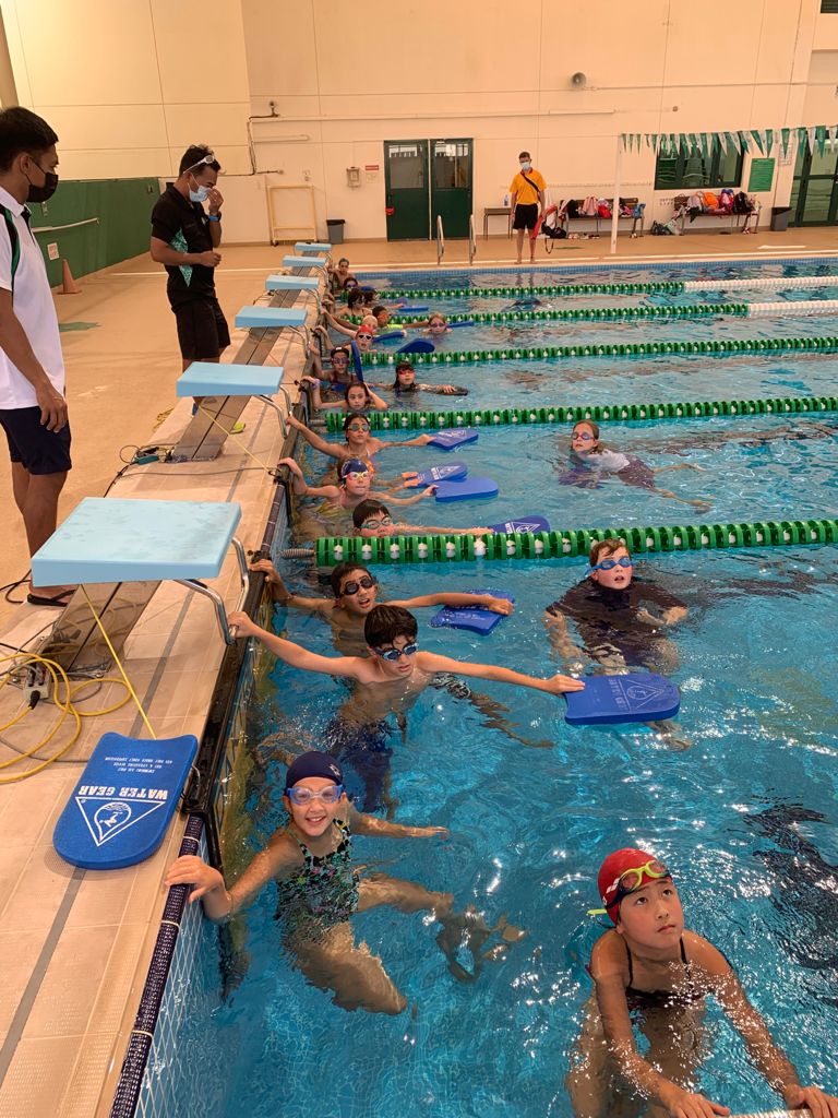 A full week in the pool.. .smiles,all around! #ACSabudhabi