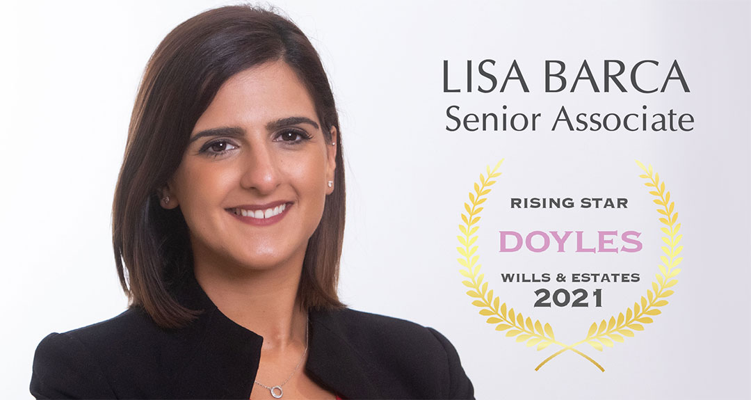 ColemanGreig's tweet photo. Congratulations to Senior Associate, Lisa Barca who has been recognised in the Doyle's Guide as a 'Rising Star' for Wills & Estates 2021.
#law #doylesguide #willsandestates #ColemanGreigLawyers https://t.co/6kbmBibAnB