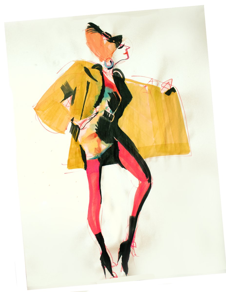 enshiart's tweet image. Daniella Go-go :) Figure drawings~