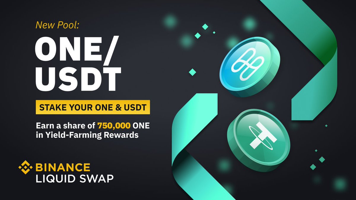 Binance Liquid Swap Adds $ONE/ $USDT Liquidity Pool ➡️  https://t.co/V0u2j3V0Wu
