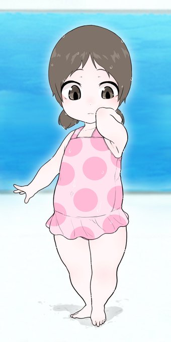 「one-piece swimsuit wet」 illustration images(Latest)