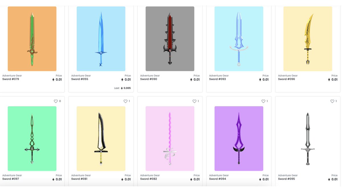 AdGearNFT's tweet photo. 👀Gas is low!👀
🔥⚔️Check out some of these Swords available on primary!🔥⚔️
⏫After Sword #100, base prices will be increasing!⏫
🏃♂️💨Get them while you still can!🏃♂️💨
#NFT #NFTs #NFTCollection #NFTCommunity #NFTCollectible #NFTSword @opensea
https://t.co/OUcl8RypGL https://t.co/3CcqmnTXn5