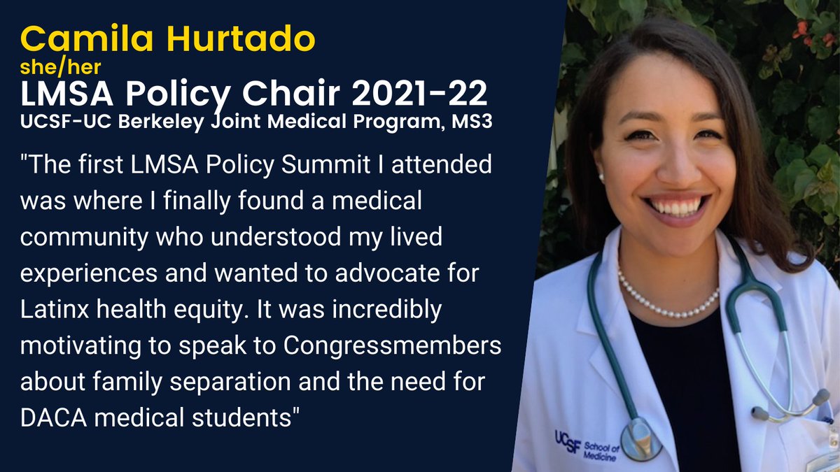 LMSA_Policy's tweet photo. ✨🏛️🌱We continue our LMSA Policy Summit feature series with our other current LMSA Policy Chair, the wonderfully talented @mila4x_ hailing from @UCSFMedicine + @UCBerkeleySPH!

Check out our Hispanic Heritage Month⚡️flash sale⚡️ promo codes in our prior tweets! ⬇️ https://t.co/pusFUH7mum