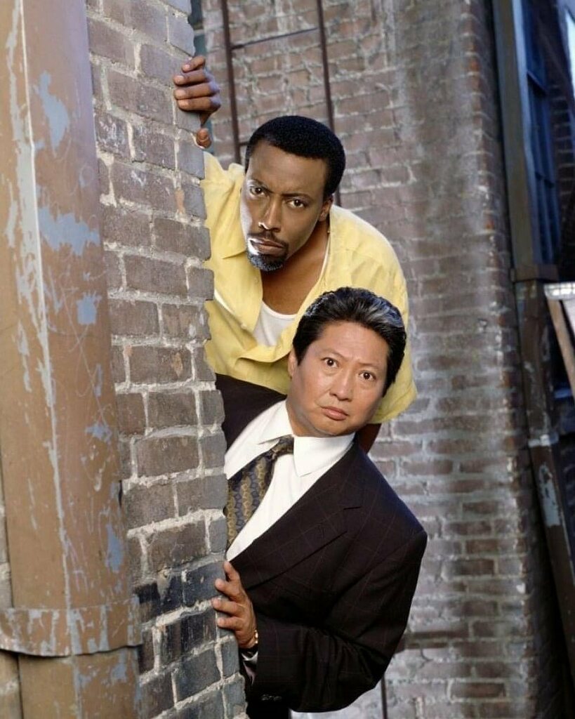 PreservedDragon's tweet image. Sammo Law: Whoop-ass?

Terrell Parker: Yeah... Whoop-ass... is my kind of karate.

.
.
.
.
.
.
#martiallaw #sammohung #sammo #90s #arseniohall #tv #retro #comedy #crime #action