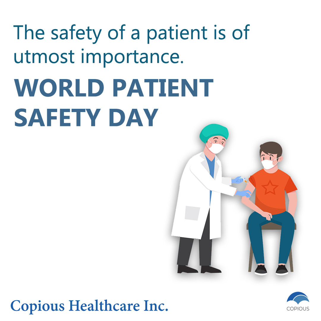 IncCopious's tweet photo. #copioushealthcareinc #WorldPatientSafetyDay2021 https://t.co/7r2LrEwbLc