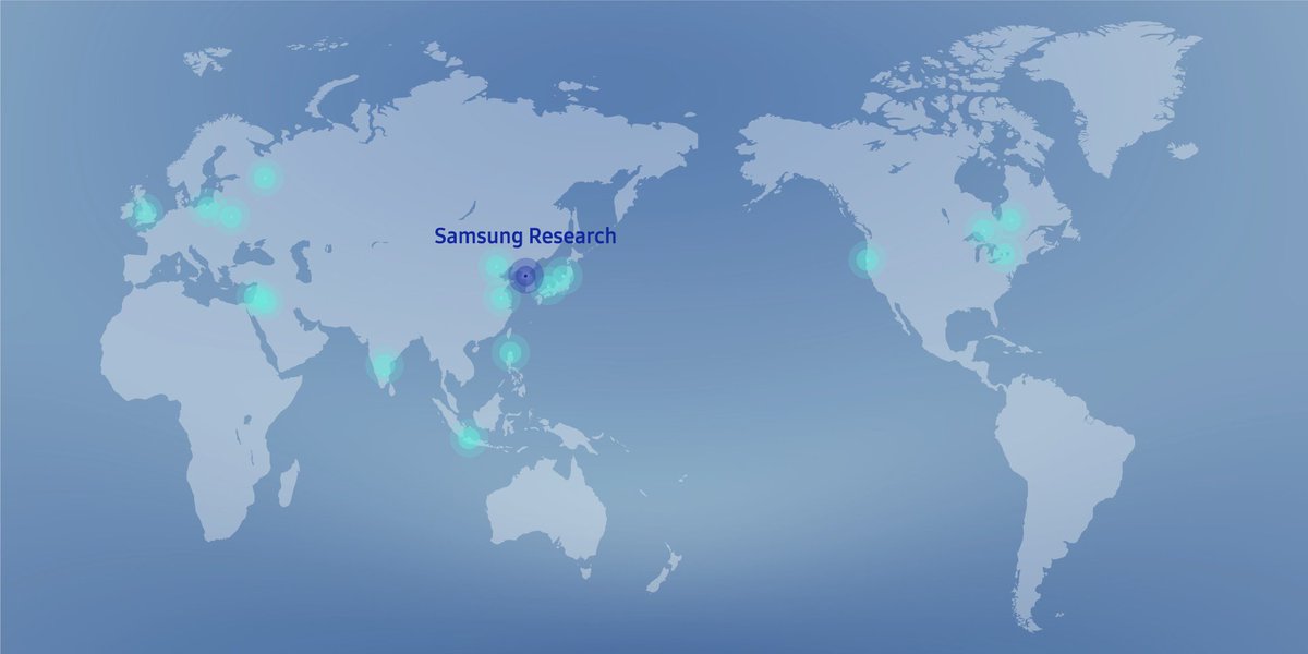 Samsung Research is collaborating with 14 R&amp;D centers in 12 countries and 7 AI-dedicated centers in Korea, U.S., Canada, U.K., and Russia.
Please visit research.samsung.com/whoweare for more information.