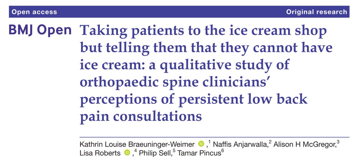 JeremyLewisPT's tweet photo. What a brilliant paper👏🏽👏🏽👏🏽 Your CPD reading list this weekend sorted
Congratulations: KLB-W, NA, AM, @LPhysioprof PS, TP - what a fabulous contribution 
👉🏽Discuss this in MDT meetings
#speakwithonevoice
@knowpainmike @kieranosull @PeteOSullivanPT 
👇🏽👇🏽
https://t.co/GytYrZLdT7🔓 https://t.co/JyqcxbkFmI