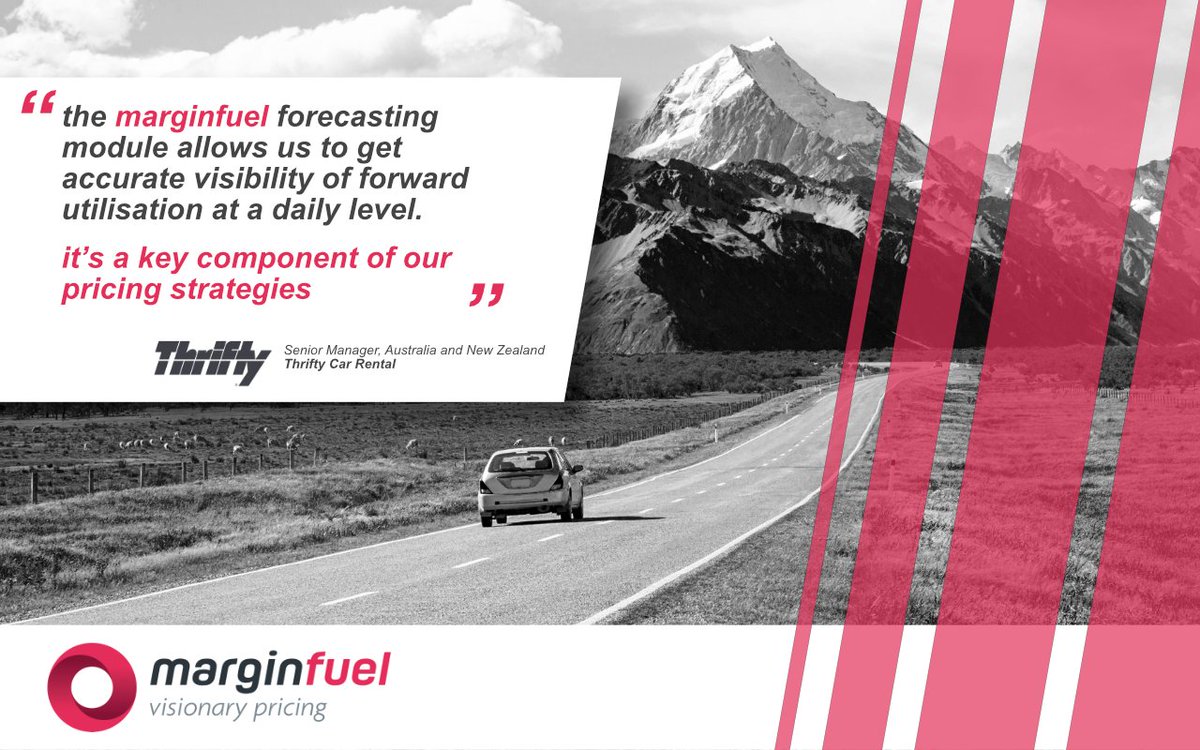 MarginFuel is the only #carrental #priceoptimisation platform allowing operators to combine our proven #forecasting demand feature with #competitiveintelligence. #revenuemanagement #yieldmanagement #machinelearning

hubs.li/H0XxgCL0