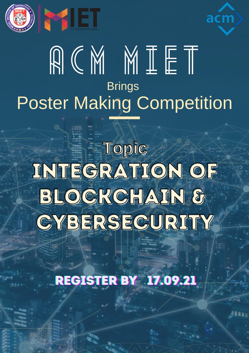 miet_acm's tweet image. Registrations are closing today. Kindly register yourself ASAP to show case your talent and let others know what are you capable of ✨✨⚡🌟.
forms.gle/DA4PfK54dt493d…