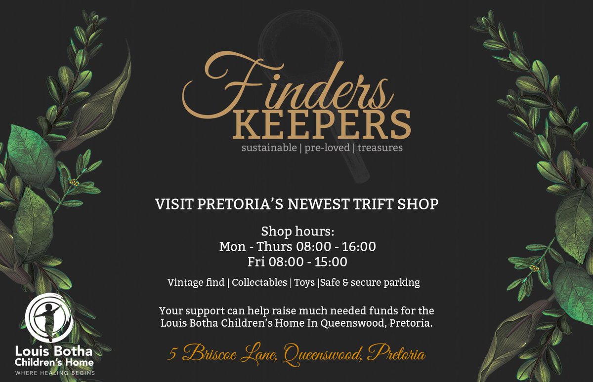 Come and visit our new shop!!!
Open today 08h00 to 15h00!
