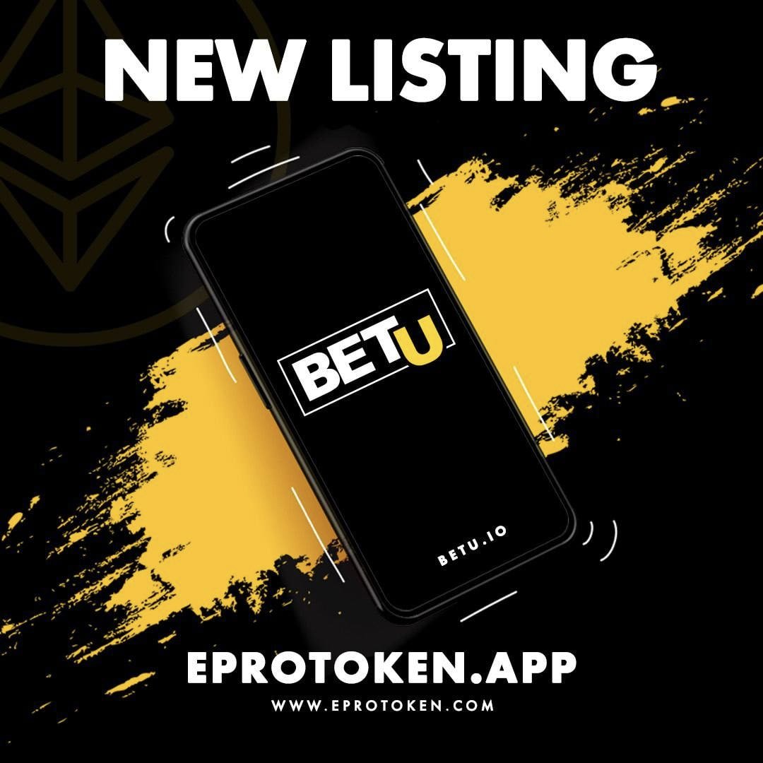 🔥NEW LISTING ON $EPRO🔥

#BETU now listed on EPRO’s DeFi app. 
<a href="/betuglobal/">BETU</a>
 
✅ Track holding rewards
✅ View your portfolio
✅ Use charting tools 
✅ See accurate token info
✅ Find up to date $BETU news
✅ Follow whale wallets

eprotoken.app/betu

#EPRO_ONE_DOLLAR
#EPRO