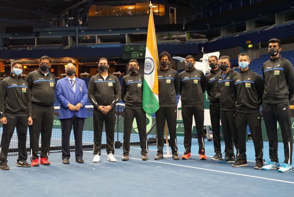 Suman01official's tweet photo. Wishing Team #India all the best for their @DavisCup World Group 1 match against #Finland today.Though its an away tie against a slight stronger opponent #Finland but anything can happen in #DavisCup ..Excited ; few hrs to go♥️😊...@tennisfi @AITA__Tennis #Finlandia 🇫🇮🎾🇮🇳 https://t.co/hNmwz5x8Kv