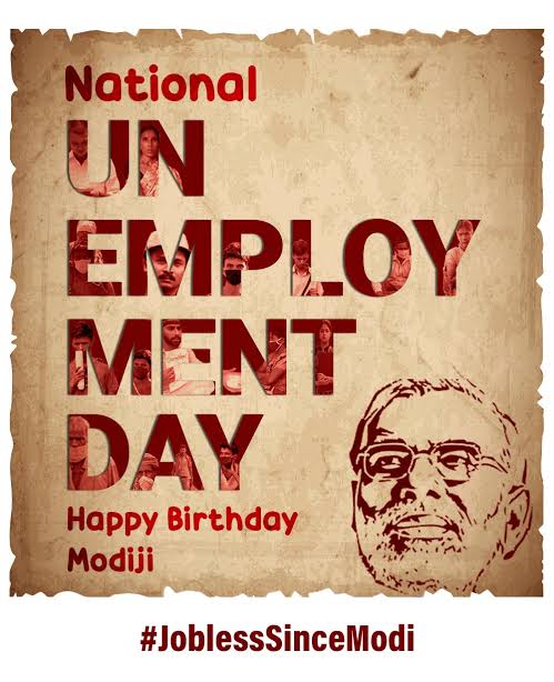 সকলকে জাতীয় বেকারত্ব দিবসের শুভেচ্ছা।

#NationalUmemploymentDay
#NationalUnemploymentDay2021
#NationalUnemploymentDay17Sept