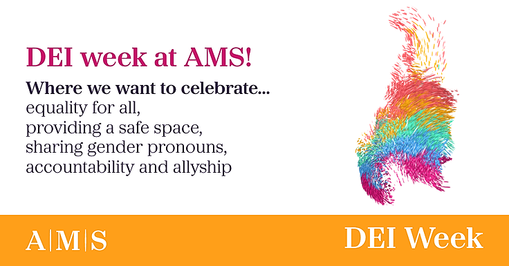KerryT75's tweet image. This DEI and Citizenship week at AMS, we want to celebrate inclusion and belonging for all. Bringing our authentic self to work, giving back, pledging to play our part! Together we are stronger, together #WeAreAMS. #DEIweek