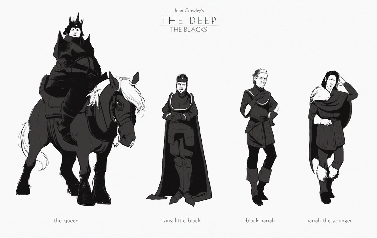 A selection of characters from John Crowley's first novel, The Deep (1975). My introduction to Crowley's wonderful writing. 